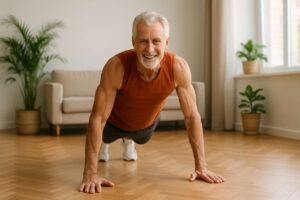 Improve your balance at home with these five bodyweight exercises from a 68-year-old fitness coach