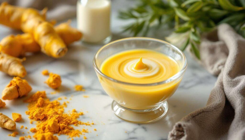The turmeric + milk mask that evens skin tone overnight : how curcumin fades dark spots gently