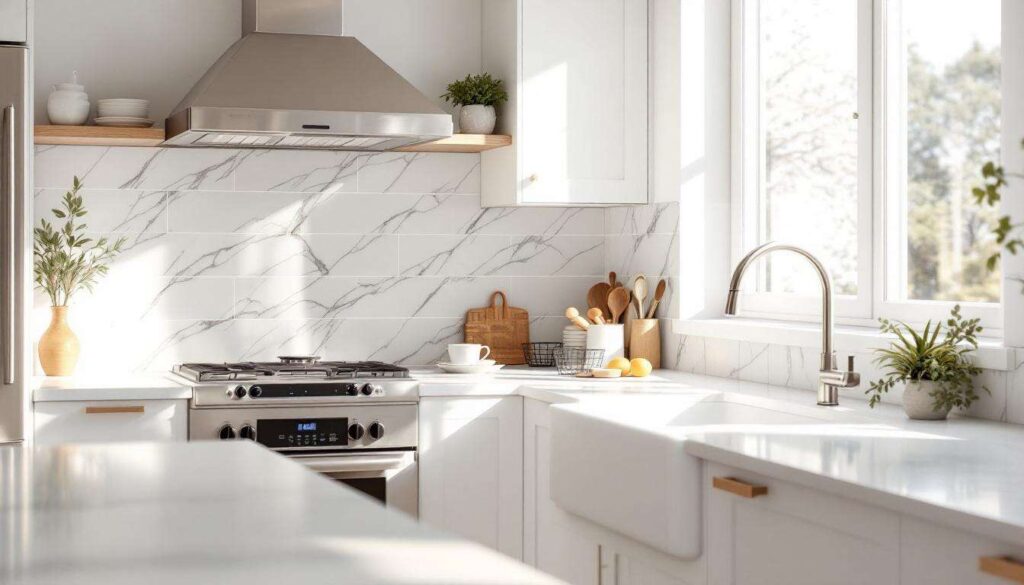 Renovate your kitchen in no time: install a self-adhesive backsplash yourself without removing anything