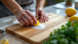 How to properly clean a wooden cutting board: 3 effective methods