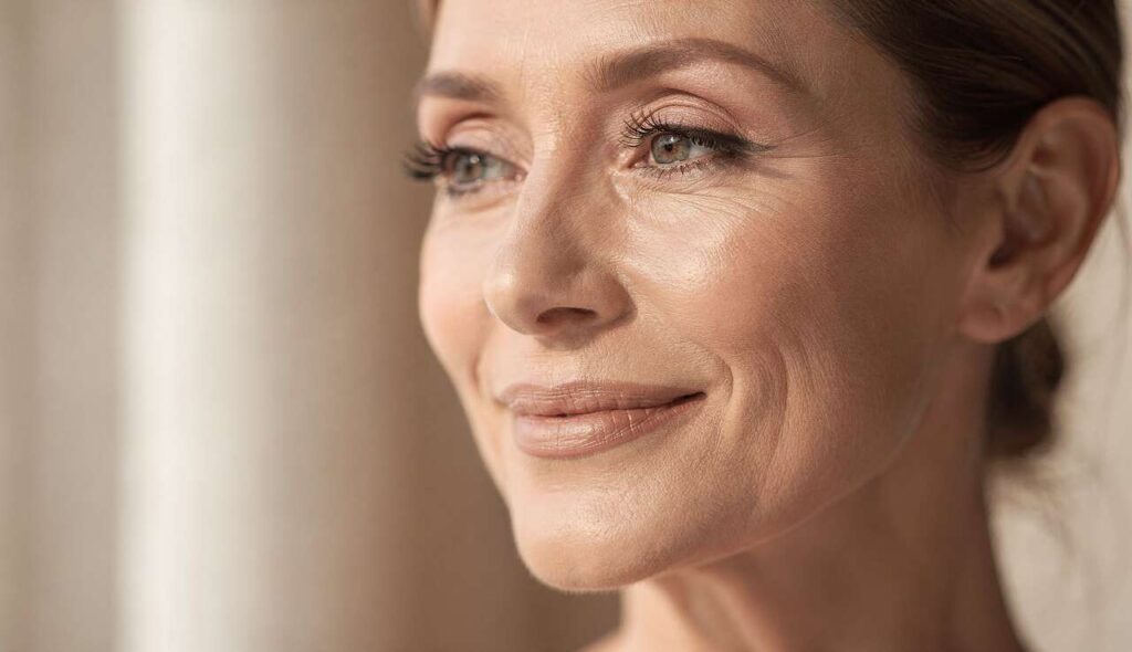Here’s the makeup artists’ technique to smooth wrinkles and brighten the complexion in one step
